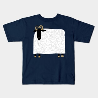 Mr. Ram, King of the Sheep Kids T-Shirt